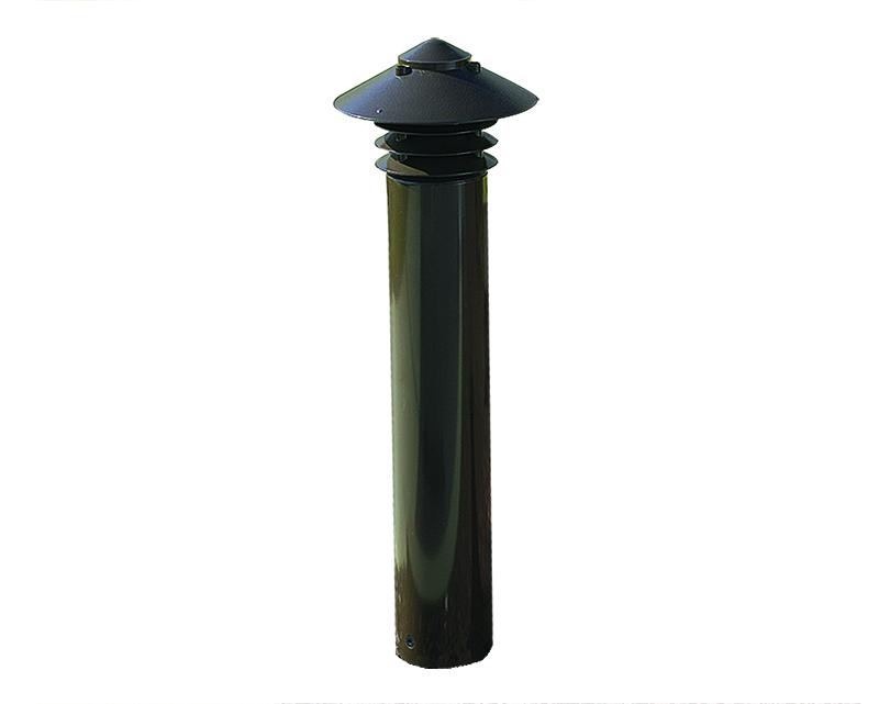 Bollard, Aluminum, 26W CFL, 120V